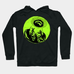 Illustration Green Planet Hoodie